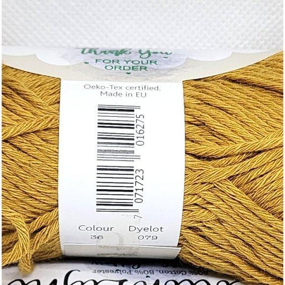 Drops Cotton Light Yarn - Color 36, Dyelot 079 - Cotton/Polyester Blend - Picture 6 of 12